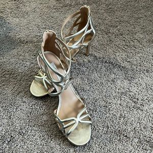 Diane Von Furstenberg leather evening shoes